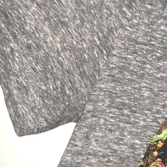 Marvel Avengers Gray Graphic T-Shirt With Comic Artwork Logo M Heathered Cotton - Picture 3 of 7